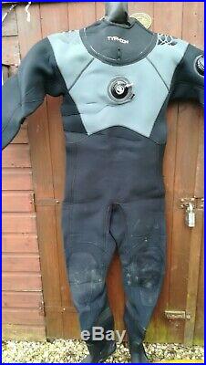 Scuba dive gear, typhoon drysuit, undersuit complete kit for 1 diver