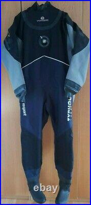 Scuba diving Typhoon dry suit, size medium, comes with carry bag