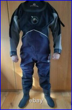 Scuba diving Typhoon dry suit, size medium, comes with carry bag