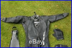 Scuba diving dive drysuit dry suit Large Gates Pro TDK