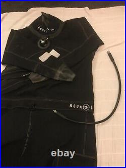 Scuba diving dry suit AQUALUNG, mens 2XL excellent condition