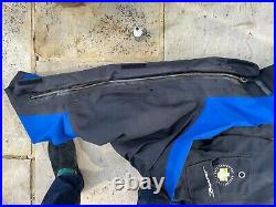 Scuba diving dry suit L, under suit, weight harness and ankle weights