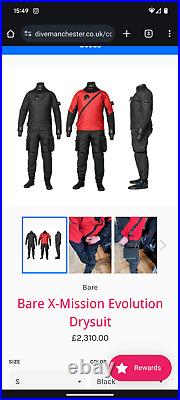 Scuba diving dry suit large