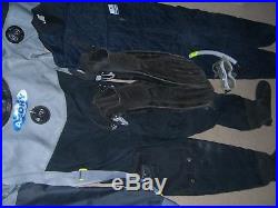 Scuba diving drysuit azdry with body suit