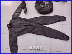 Scuba diving drysuit by DUI, Viking under-suit (small), H1 hood and Mares fins