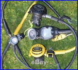 Scuba diving equipment, Apeks, Oceanic, Wetsuit, Drysuit, Suunto Cobra Computer