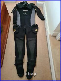 Scuba diving poseidon dry suit