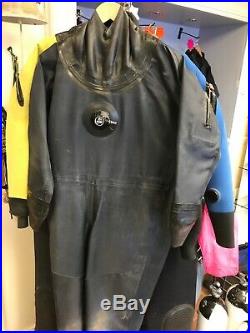 Scuba dry Suits. Mixed Type, Sizes & Condition. Job Lot Of 6