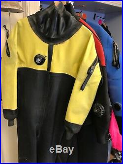 Scuba dry Suits. Mixed Type, Sizes & Condition. Job Lot Of 6