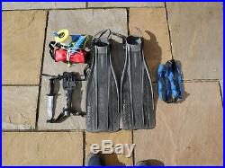 Scuba package drysuit, 15l cylinder, regulators, bcd/wing, regulators