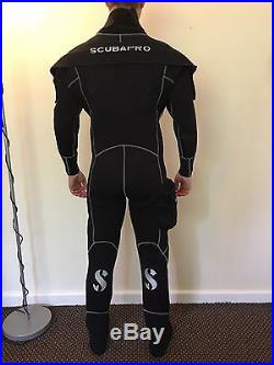 Scubapro Everdry 4 Neoprene Scuba Diving Drysuit Medium With Carry Storage Bag