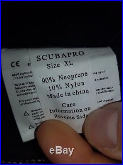 Scubapro Everdry 4 Neoprene Scuba Diving Drysuit (XL)