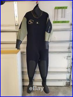Sea Elite Scuba Diving Drysuit withp-valve SIZE XXL