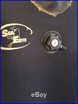 Sea Elite Scuba Diving Drysuit withp-valve SIZE XXL