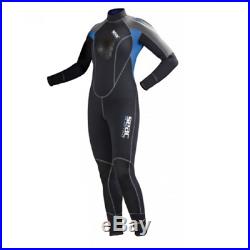 Seac Scuba Diving Wetsuit Woman Sub One-Piece Suit Neoprene Alien 5mm 4UK