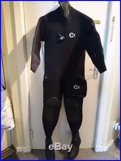 Seaskin scuba diving drysuit mens m/l