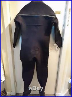 Seaskin scuba diving drysuit mens m/l