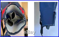 Seatec Dry Suit Vintage M L Neck Wrist Dam Full Feet Scuba Dive Diving Blue