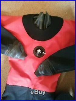 Small drysuit size 6 feet scuba diving, seals and zip in really good condition