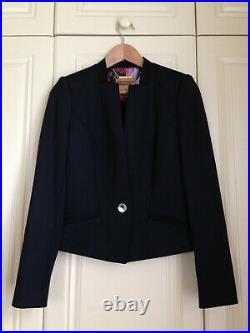 TED BAKER Chaya black tailored smart suit jacket dress blazer formal work 3 12 M