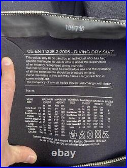 TYPHOON scuba diving dry suit Size L/10