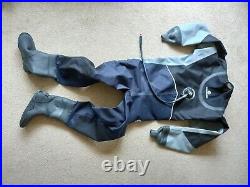 TYPHOON scuba diving dry suit Small, boots UK size 5 excellent condition