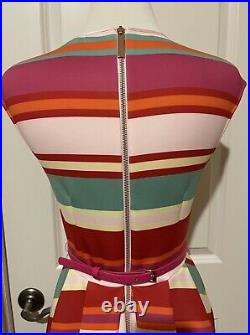 Ted Baker London Maya Pier Striped Skater Dress-Sz 3 Beautiful