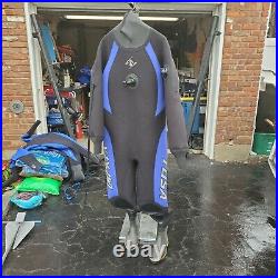 Tusa Drysuit Neoprene Size Large Boot 28 Dry Suit Scuba Diving Scubadiving New