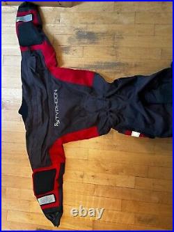 Typhoon Fathom Deluxe Scuba Diving Drysuit Size S (5'6 to 5'10) VG Condition