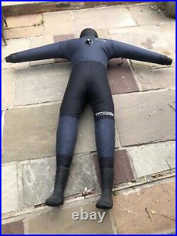Typhoon Nexus Membrane Drysuit M Scuba Diving Suit Braces XS Boots Cold Water