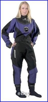 Typhoon Scuba Dive Dry Suit with Rock Boots Womens Medium Large