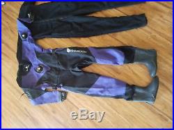 Typhoon Scuba Diving Dry Suit Rock Boots Women LM With Fleece Thermal LOT Purple