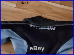 Typhoon Scuba Diving Dry suit, Tri-Laminate, excellent condition, Size LM Boot 8