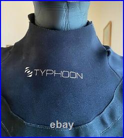 Typhoon Scuba Dry Suit With New Neoprene Wrist and Neck Seals Size L, Boots 10