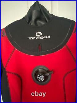 Typhoon scuba diving dry suit S/M