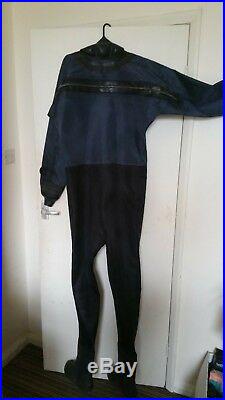Typoon Dry scuba diving drysuit mens m with thermal under suit
