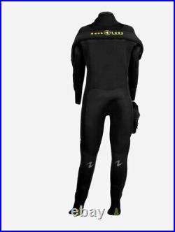 USED Aqualung Blizzard XL Drysuit, Hood & Aqualung Booties 10.5