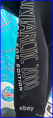 Used Waterproof Antarctic 2000 Zor edition Mens Size Large Drysuit Scuba Diving