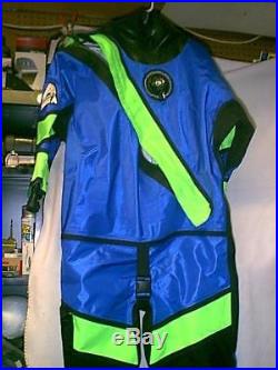 Usia Scuba Diving Drysuit With Usia Insulation Full Body Jump Suit & Usia Bag