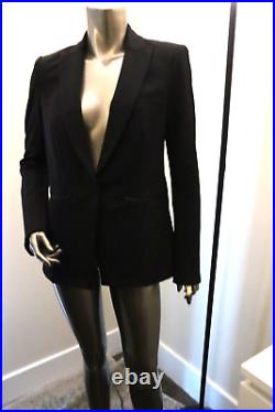 Veronica Beard Black Scuba Dickey Blazer Jacket Wrinkle Resistant Size 4 New Tag