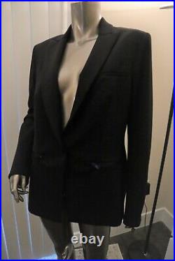 Veronica Beard Black Scuba Dickey Blazer Jacket Wrinkle Resistant Size 8 New Tag