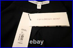 Veronica Beard Navy Blue Scuba Schoolboy Dickey Jacket Blazer Size 4 NWT $600
