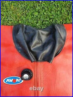 Vintage Avon Rubber Drysuit For Scuba Diving Factory Rare Sample XL Size3