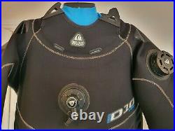 Waterproof D10 PRO ISS SCUBA DRYSUIT, Small height to 179cm & Ultima Dry Gloves