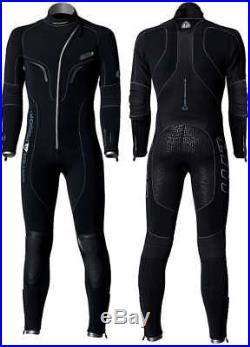 Waterproof Mens W1 5mm Scuba Diving Wetsuit / Semi Dry Suit with Front Zipper