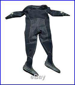 Waterproof Sweden D70SC Drysuit Med for Cold Water Scuba Diving with Size 10 Boot