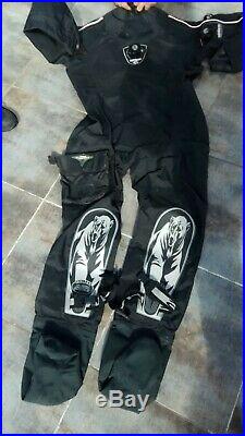 Whites (Aqualung) Nexus Dry Suit (M) with Undergarment and Boots, used once