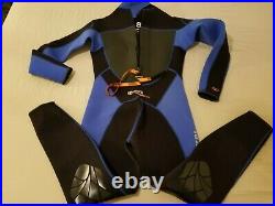 Womens Mares Wetsuit Diving Swimming Diver Scuba 8 Blue Black Drysuit