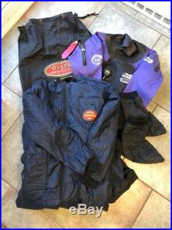 Womens Otter SCUBA Dry Suit set with thermal Under Suit and Under Boots included